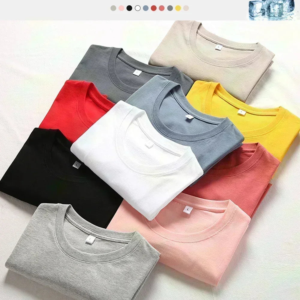 Streetwear High street vintage fashion letter print short T-shirt men Y2k clothes Goth casual cotton Harajuku couple tees Unisex