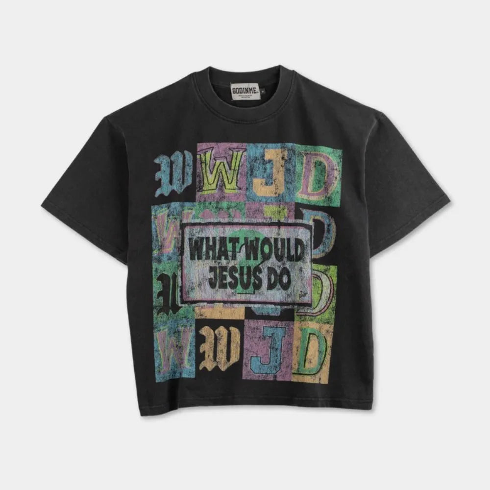 Y2K Classic Retro Clothing Summer Men Women Harajuku Letter Graphic Print Oversized T Shirt Goth Cotton Round Neck Short Sleeves