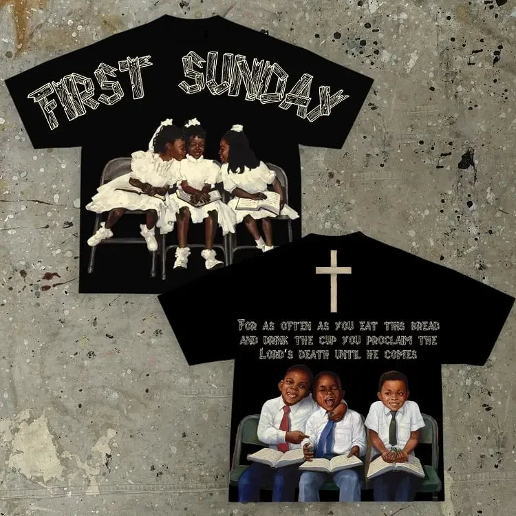 Vintage Children First Sunday T-Shirt