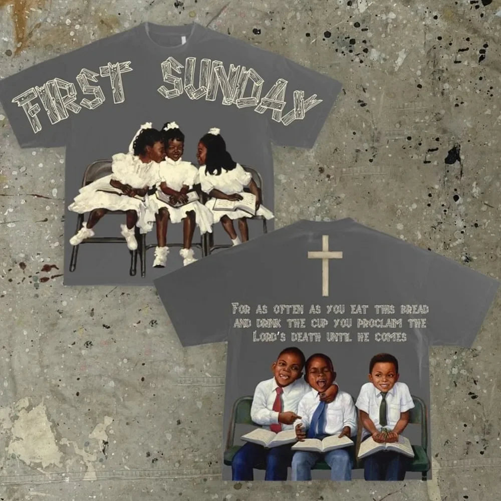 Vintage Children First Sunday T-Shirt